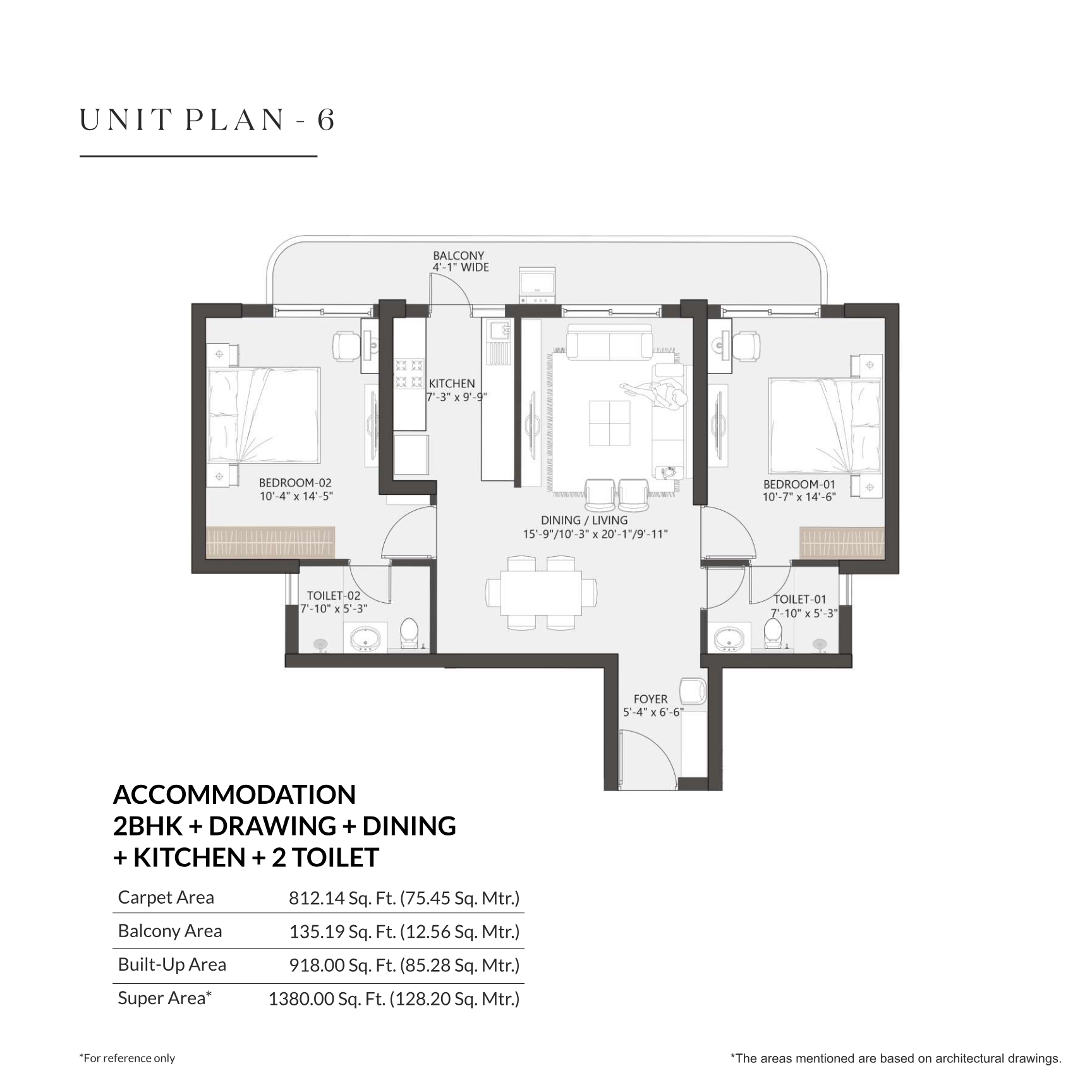 2 BHK Plan